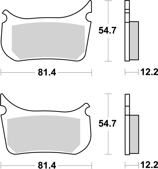 PLAQUETTES DE FREIN SBS 1008 DS-1