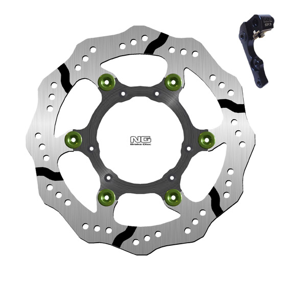 NG BRAKES Kit Disque Flottant Ventilé 1154XBHK26