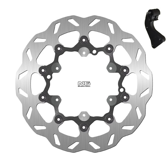 NG BRAKES Kit Disque Flottant Wave et patte 