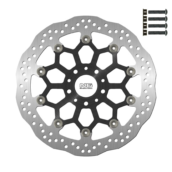 NG BRAKES Kit Disque Flottant Wave et vis 