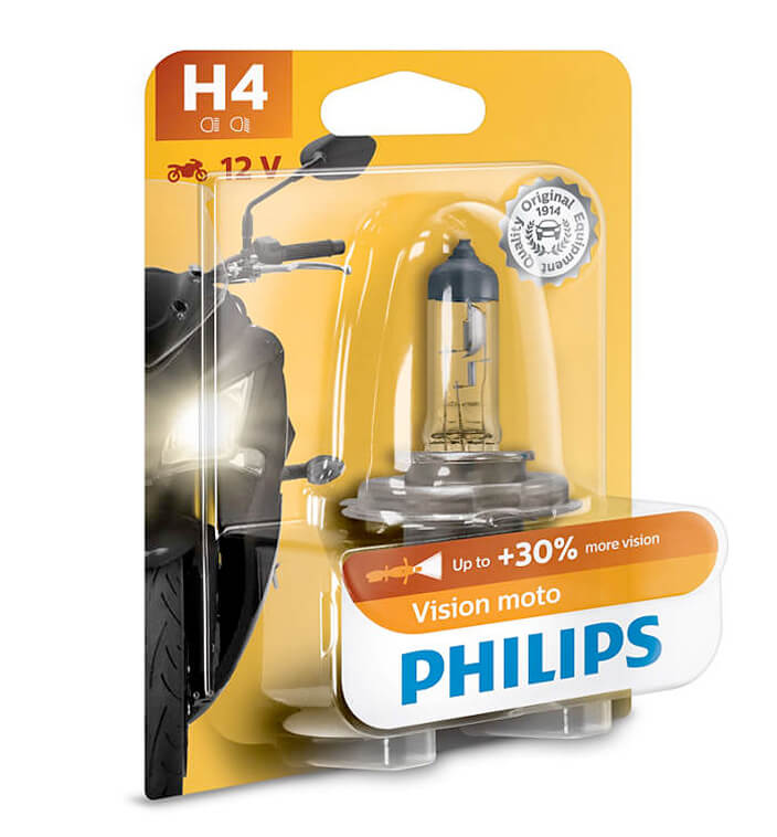 Lampe Philips - H4 - Vision Moto