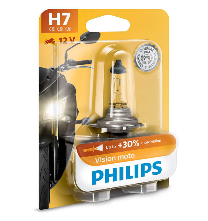 Lampe Philips - H7 - Vision Moto 