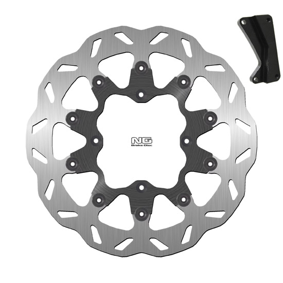 NG BRAKES Kit Disque Flottant Wave et patte 