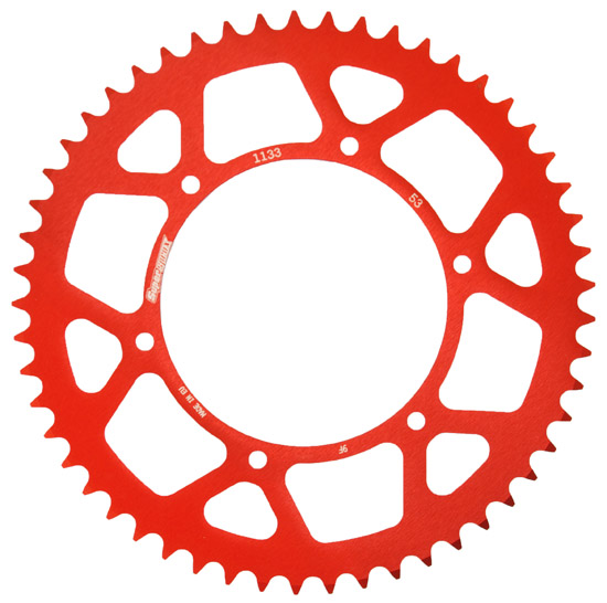 Couronne Alu SUPERSPROX RAL-1133:52-ROUGE