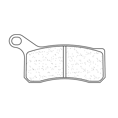 Plaquettes de frein ATV avant ou arrière  1204ATV1