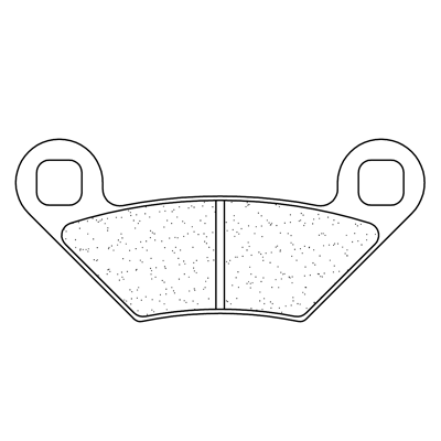 Plaquettes de frein ATV avant ou arrière  1222ATV1