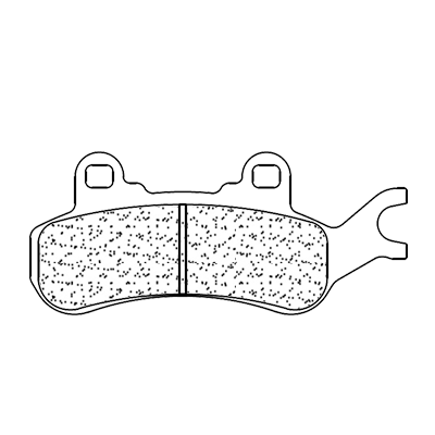 Plaquettes de frein ATV avant ou arrière  1263ATV1
