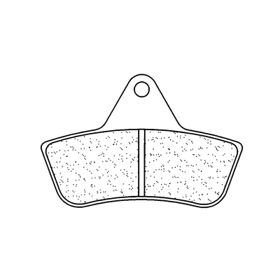 Plaquettes de frein ATV avant ou arrière  2926ATV1