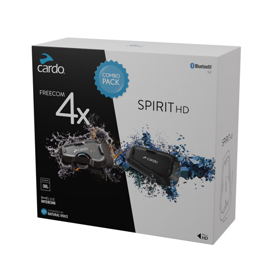 *Intercom Cardo FRC 4X & SPIRIT HD BUNDLE