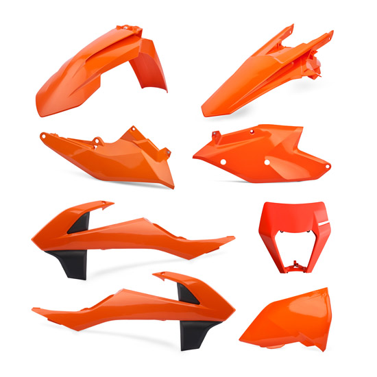 Kit standard enduro w/mask KTM EXC/EXC>F(17>19) ORANGE