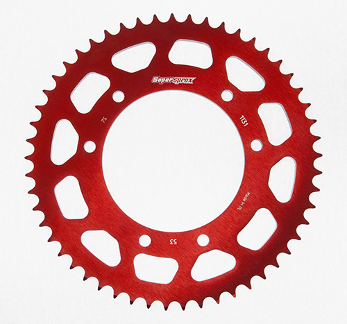 Couronne Alu SUPERSPROX RAL-1131:53-ROUGE